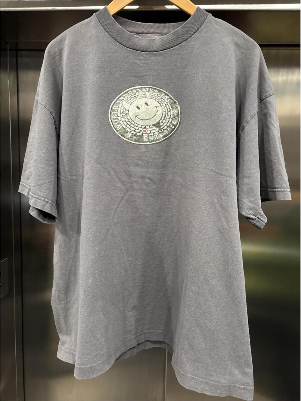 Vintage Early 00s World Industries Devil Man Manhole Shirt